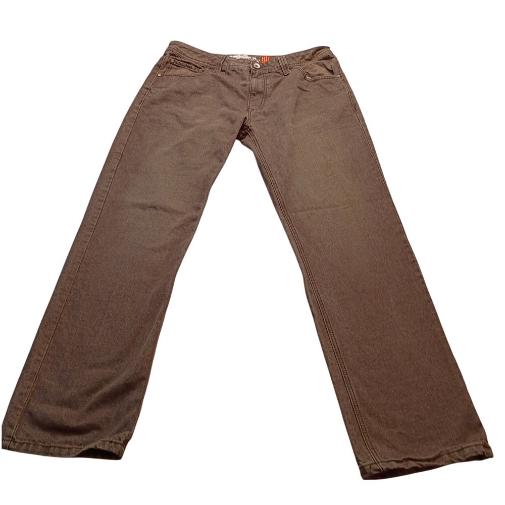 Body Glove Originals Jeans Men's Straight Leg Denim Brown W35 Casual Pants